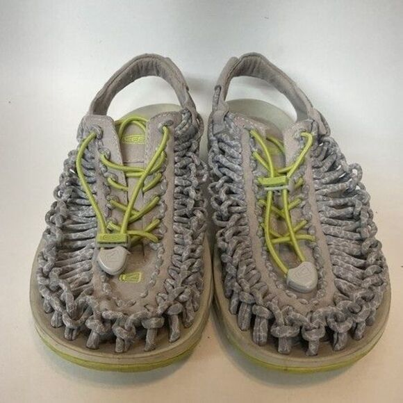 Keen Uneek Round Cord Bungee Sport Sandal Women Size 10 Rock Gray - Picture 6 of 14